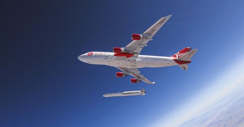 Virgin Orbit is developing the launch of small satellites from a 747 testbed aircraft.