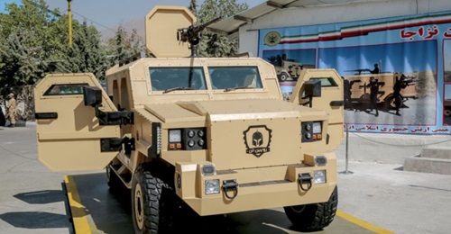 The Rouin-Tan light armoured vehicle.