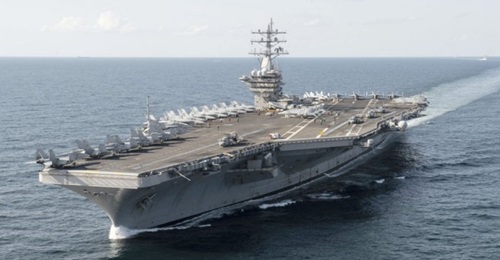 USS 
        
         (CVN 69) recently completed its Tailored Ship's Training Availability/Final Evaluation Problem (TSTA/FEP).