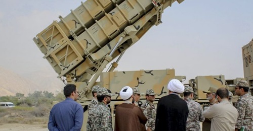Maj Gen Mousavi inspects a launcher for Sayyad-2/3 missiles.