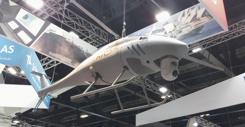 A mock-up of the AWHero on display at Pacific 2019