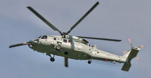 Images have emerged on Chinese online forums showing a naval variant of China's Z-20 helicopter in flight.