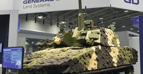 GDLS displayed its Griffin III IFV technology demonstrator at AUSA 2018. The company may be the only contender left in the bid to secure a US Army OMFV prototyping contract.
