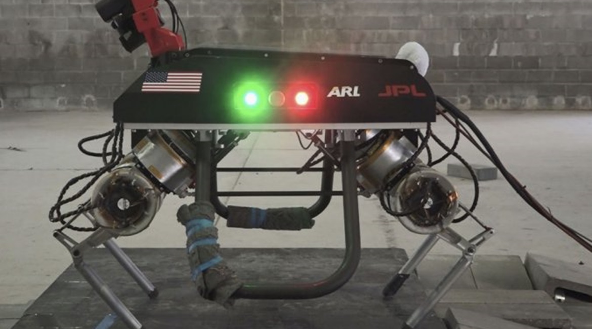 The quadruped LLAMA robot is being developed as part of ARL's Robotics Collaborative Technology Alliance, with researchers believing a quadruped robotic platform would provide new mobility options.