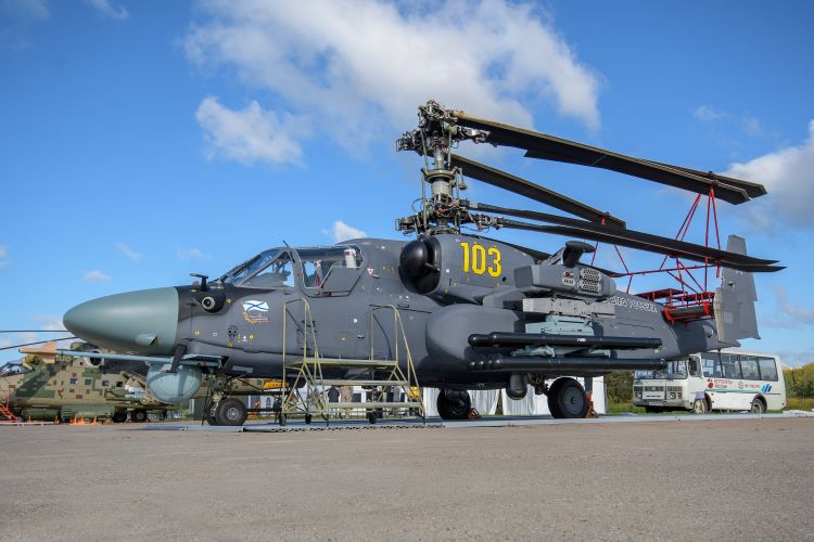 Russia’s Ka-52M combat helicopter is to receive the V006 Rezets AESA radar. (Piotr Butowski)
