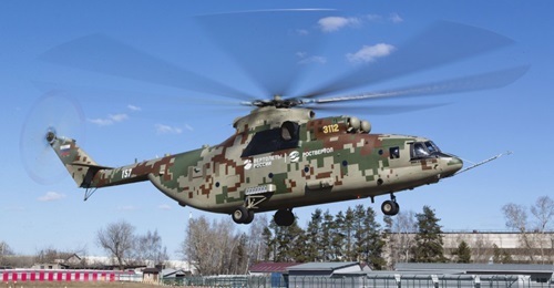 As the manufacturer of the world's current largest production helicopter, the Mi-26 pictured, Russian Helicopters is co-operating with China on the development of a new Advanced Heavy Lifter (AHL) helicopter.