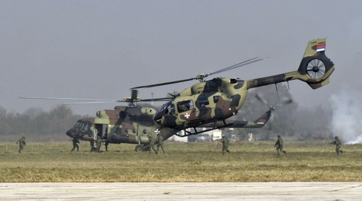 The SAF showed its military capabilities during 'Sloboda 2019', held on 19 October at Batajnica Air Base, including its Mi-17V-5 and H145M helicopters.