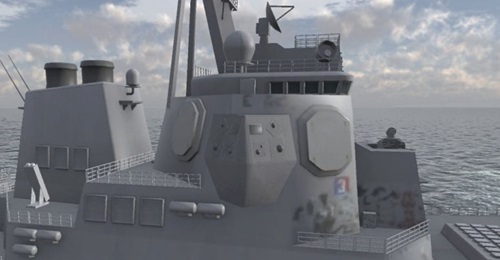 The SEWIP Block 3 EA subsystem for DDG-51 destroyers will adopt a Hemisphere configuration.