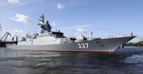 The Project 20385 guided missile corvette 
        
         will join Russia's Pacific Fleet.