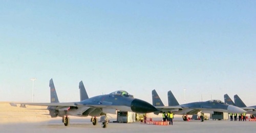 Recently released images showing J-11Bs featuring a light-grey radome (an example of which is seen on the right) have fuelled speculation that some of these aircraft might have been upgraded with AESA radars.