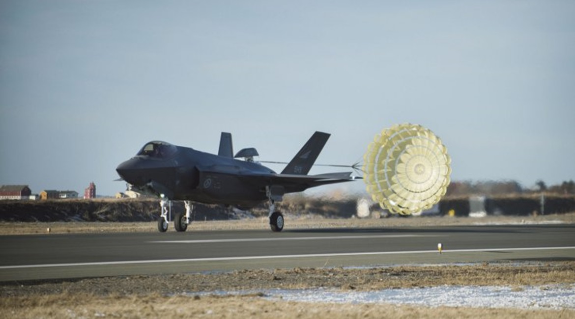 A Norwegian F-35A in an undated photo. On 6 November Norway declared IOC for its F-35A fleet.