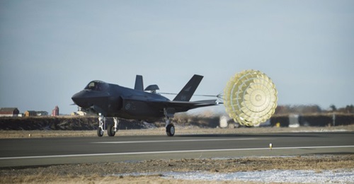 A Norwegian F-35A in an undated photo. On 6 November Norway declared IOC for its F-35A fleet.