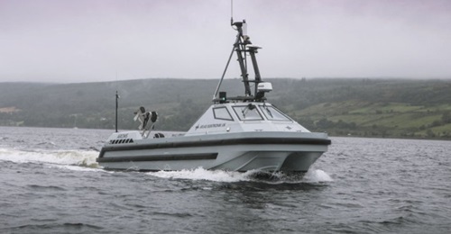 ARCIMS boat 6 - the future RNMB 
        
         - seen during Sonar 2094 side scan sonar trials in the Clyde.