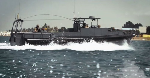 A Fire Support Platform variant of the Holyhead Marine 11 m Offshore Raiding Craft (ORC) appears to have featured in the UAE's Union Fortress 6 military demonstration.