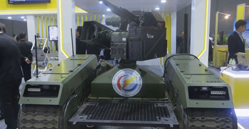 Thailand's DTI has unveiled the 'D-Iron' UGV, which marries Milrem's THeMIS UGV with a remote weapon station developed by EOS.