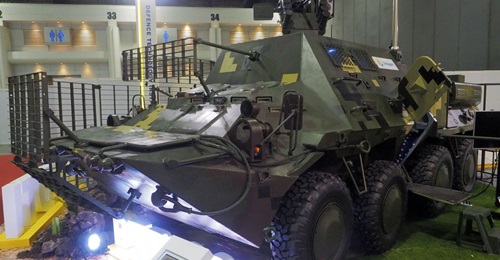 Thailand's Defence Technology Institute (DTI) has unveiled at the Defense and Security 2019 show in Bangkok the BTR-3CS (pictured), a command version of the BTR-3 armoured fighting vehicle.