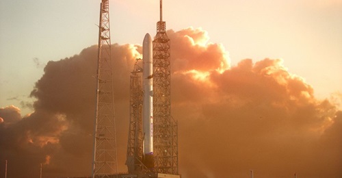 Artist's illustration of Blue Origin's New Glenn orbital reusable launch vehicle. The US GAO sustained the company's protest of the US Air Force's National Security Space Launch Phase 2 Launch Service Procurement.