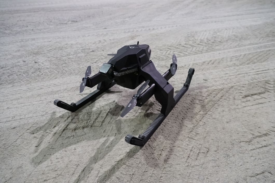 Robotic Research is working to find a military market for Pegasus, a UAV-UGV combo. (Robotic Research)