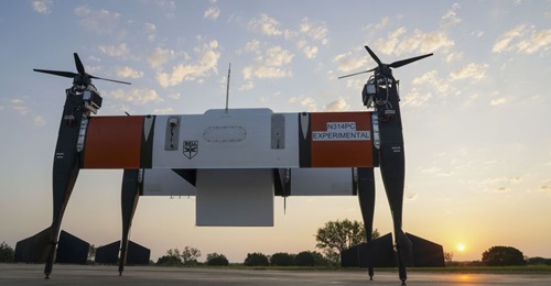 Bell flew its Autonomous Pod Transport (APT) 70 UAV with a payload for the first time on 16 October.
