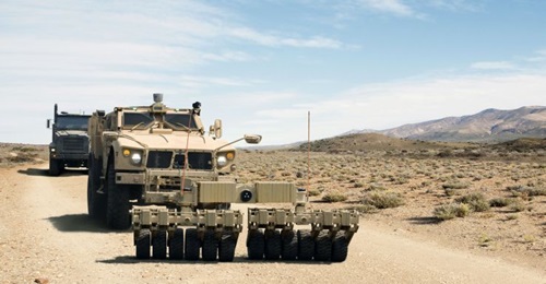 A M-ATV featuring TerraMax technology.