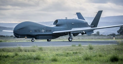 The first Northrop Grumman RQ-4D Global Hawk HALE UAV for the NATO AGS programme arrived at NAS Sigonella in Italy on 21 November.