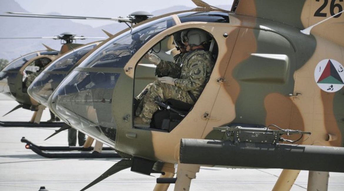 MDHI has delivered 60 MD 530F helicopters to Afghanistan since 2011, of which 55 are understood to be in service with the Afghan Air Force.