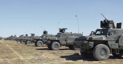 Kazakhstan has taken delivery of another batch of Arlan MRAP vehicles, seen here in 2018.