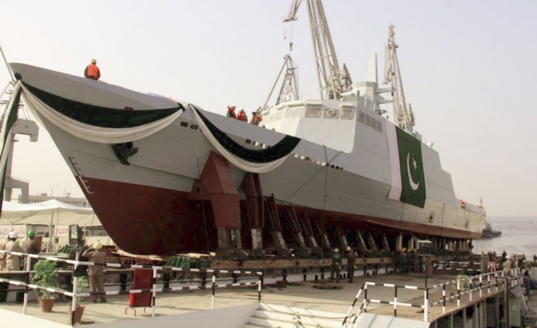 KSEW launched on 27 November the fourth missile-capable Azmat-class fast attack craft for the Pakistan Navy. (Pakistan Navy)