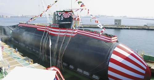 Japan is considering a series of measures to provide financial support for SMEs involved in the supply chains of major national programmes such as the construction of Soryu-class submarines (pictured).