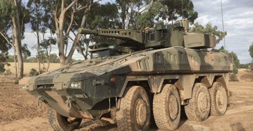 The US Army is to begin testing Rheinmetall's StrikeShield APS in October 2020 (photo of APS StrikeShield is based on an Australian Boxer armoured vehicle).