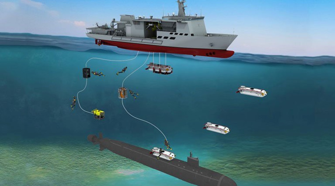 An artist's impression of the RoKN's future ASR-II vessel