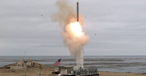 On 18 August, the Pentagon launched a Tomahawk missile from a Mark 41 Vertical Launching System.