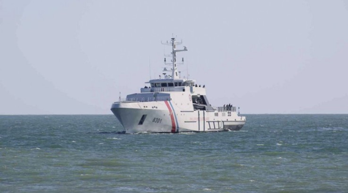 Gabriela Silang during its preliminary sea trials in October 2019.