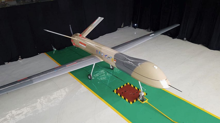 PTDI's Elang Hitam (Black Eagle) strike-capable UAV is the product of an Indonesian consortium that includes PT Len, the TNI-AU, and the National Institute of Aeronautics and Space. (PTDI)