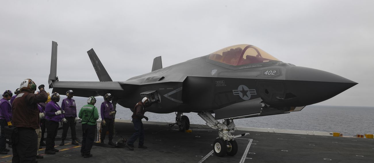 The CBO said in a new report that the USN could save about USD17 billion over the first 448 aircraft if it buys F-35Cs (pictured) to replace its Super Hornets instead of developing a new fighter. (US Navy)