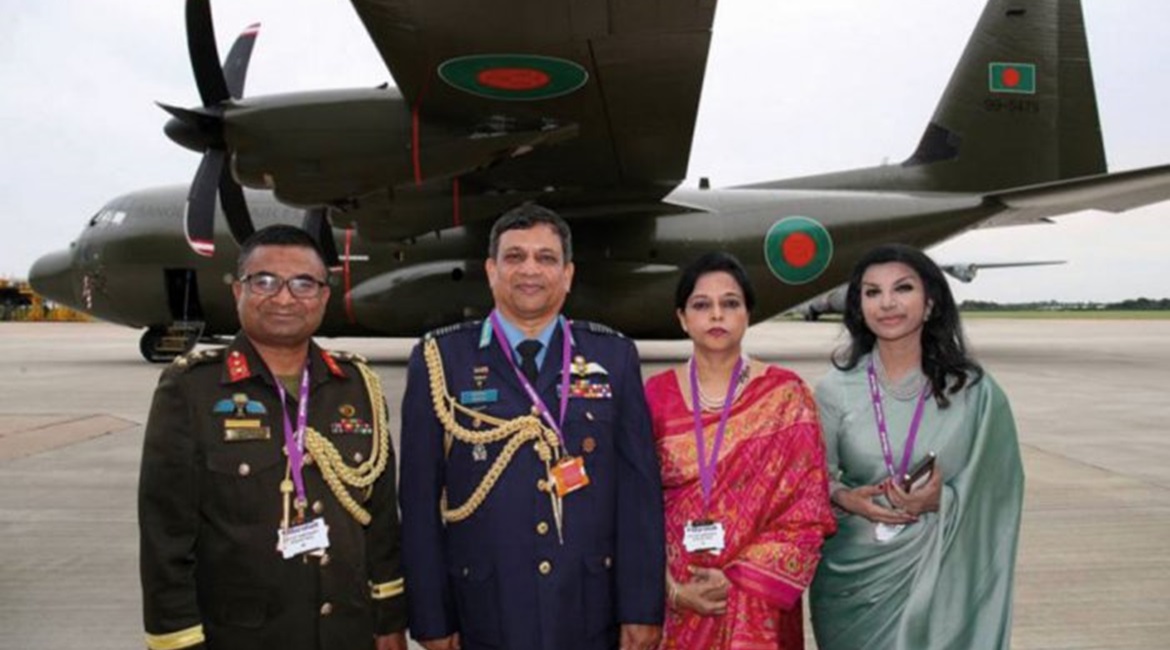 The first of five ex-Royal Air Force C-130J airlifters for Bangladesh was rolled out on 25 July 2019. With four aircraft now in-country, the final one is expected to be handed over in March.