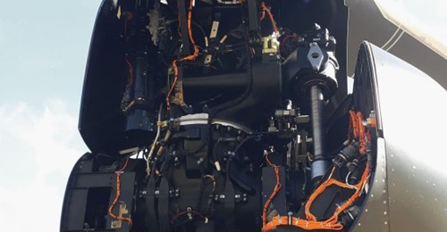 The Bell V-280's tiltrotor nacelle as pictured on 8 January 2020 in Dallas.