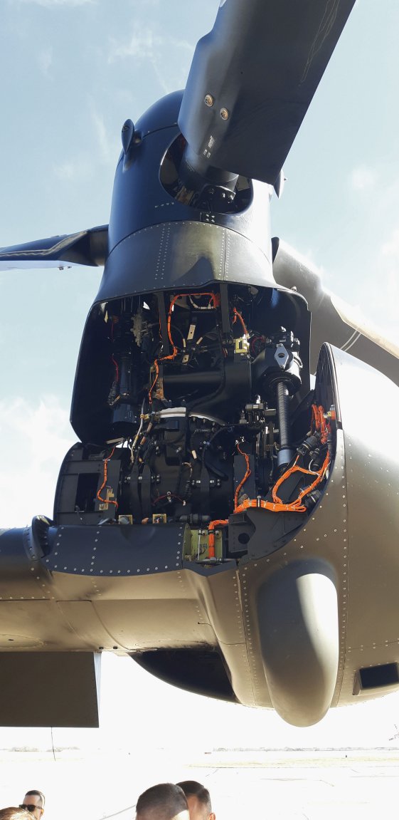 The Bell V-280’s tiltrotor nacelle as pictured on 8 January 2020 in Dallas. (Jane’s/Pat Host)