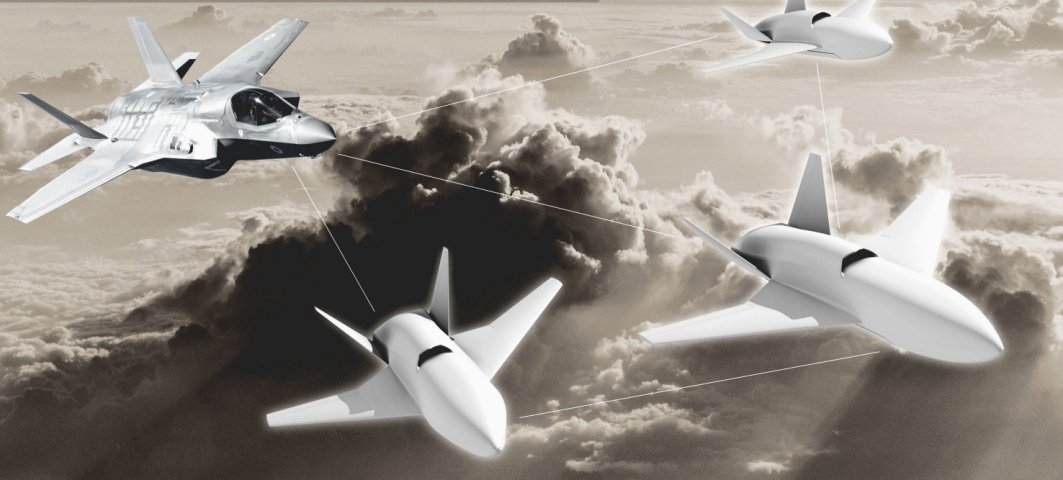 The RAF plans to field a ‘swarming drones’ capability to add mass to its capable but numerically limited aircraft. 216 Squadron will be stood-up on 1 April to develop this concept. (Crown Copyright)