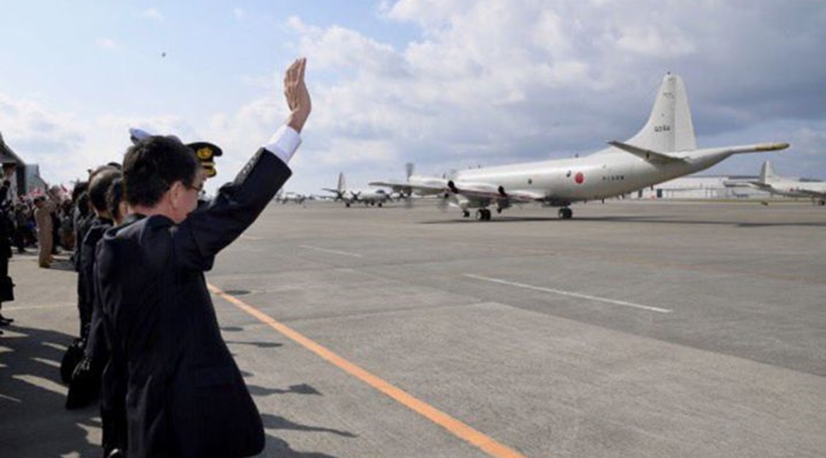 Two JMSDF P-3C Orion MPAs left Japan on 11 January to carry out intelligence-gathering operations in the Middle East aimed at helping ensure the safety of vessels conducting commercial operations with Japan.