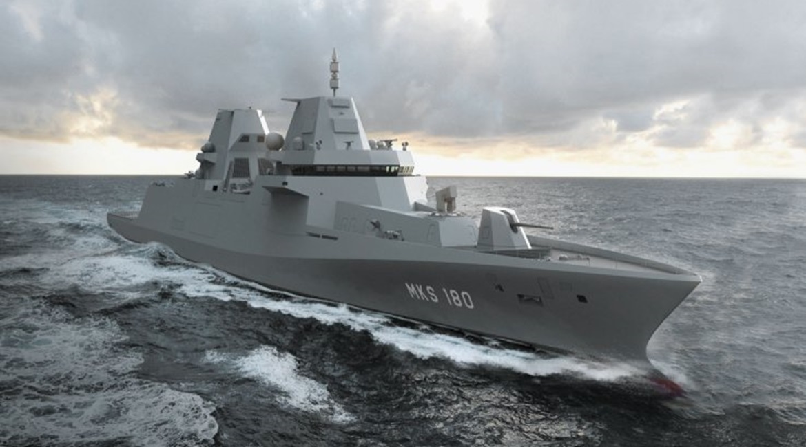Damen Schelde Naval Shipbuilding's concept design selected for the German Navy's MKS 180 programme in January.