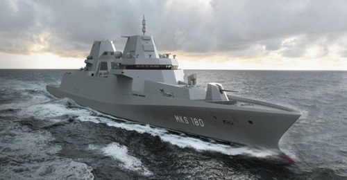 Damen Schelde Naval Shipbuilding's concept design selected for the German Navy's MKS 180 programme in January.