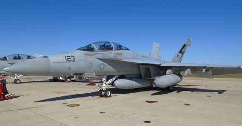 The Block 2 IRST centerline pod will enable the Super Hornet to identify and track aircraft from their thermal signature.