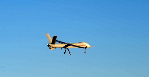 The Falco Xplorer MALE UAV made its maiden flight on 15 January.