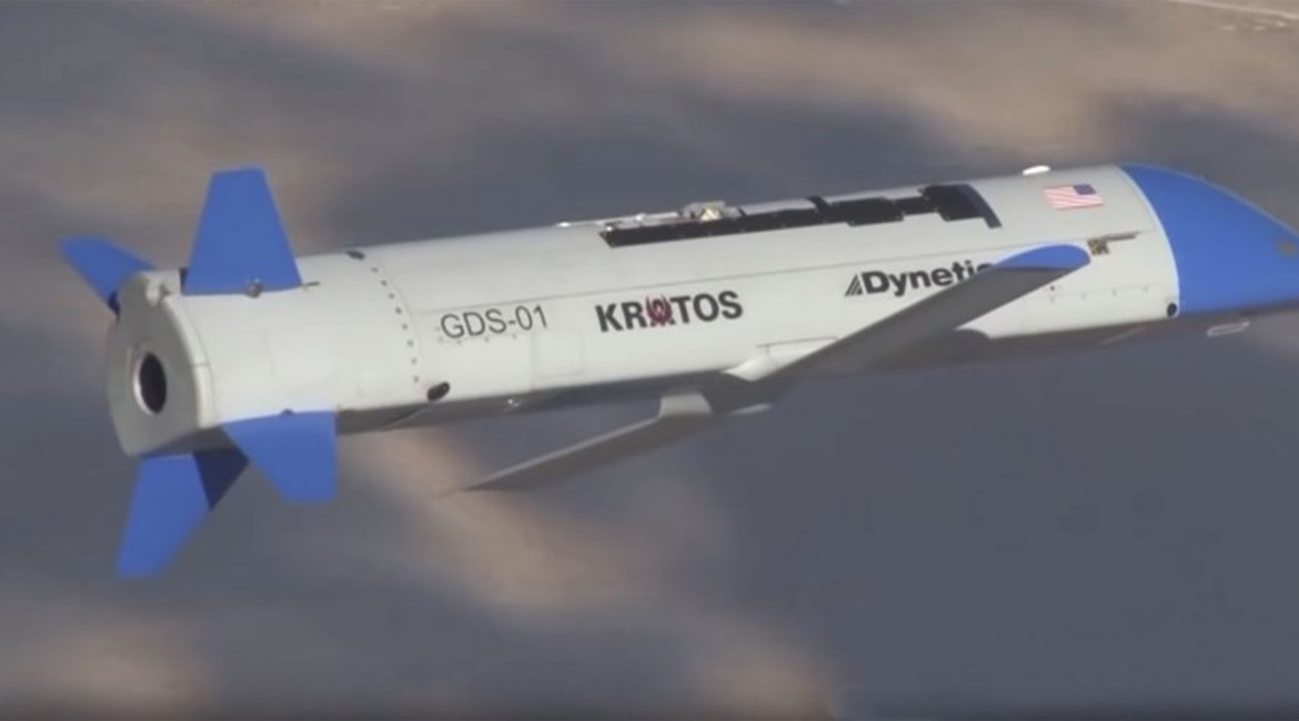 Screenshot of the X-61A Gremlins demonstrator making its maiden flight in November 2019. While the test was reported to be successful, the vehicle was lost when the parachute meant to recover it failed to deploy.