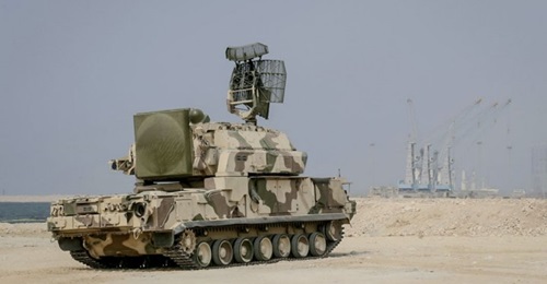An Iranian Tor-M1E is seen near Asaluyeh in October 2019. Satellite imagery indicates this system is operating independently rather than as part of a battery.