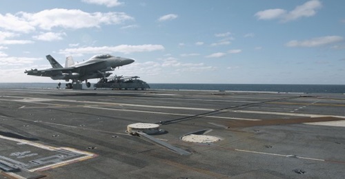 Aircraft carrier USS 
        
         (CVN 78) has continued to test the operational effectiveness of its new Advanced Arresting Gear system.
