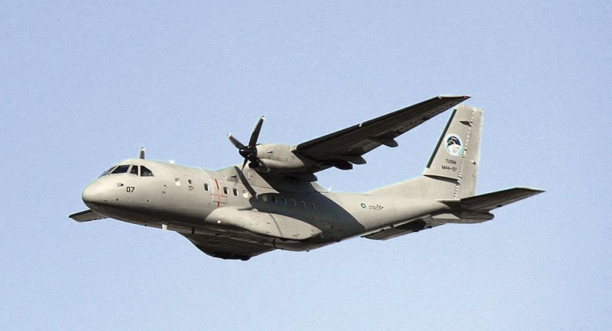 An RMAF CN-235 transport aircraft. This specific aircraft (shown here with tail number 07) was written off after it ditched into the sea in February 2016. (Marhalim Abas)