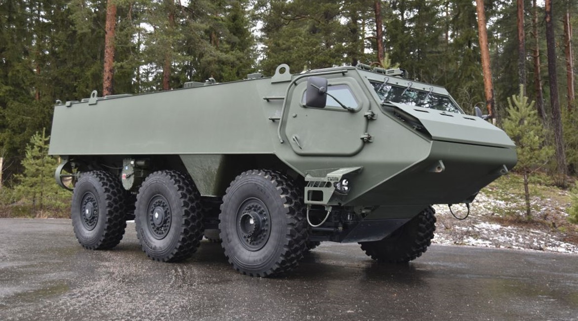 Finland and Latvia have selected a Patria 6×6 platform for their joint vehicle development programme.