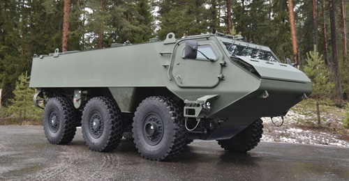Finland and Latvia have selected a Patria 6×6 platform for their joint vehicle development programme.